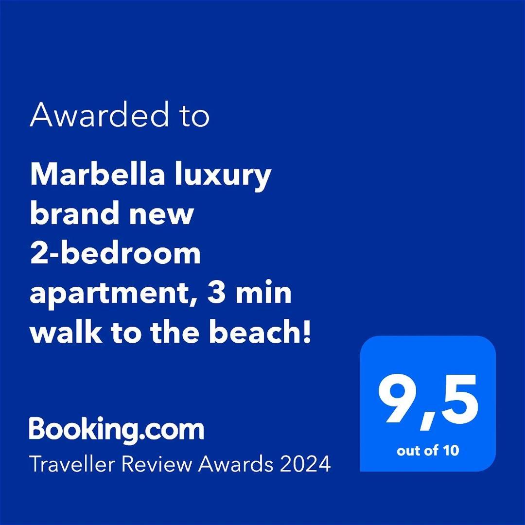 Marbella Luxury Brand New 2-Bedroom Apartment, 3 Min Walk To The Beach! Dış mekan fotoğraf